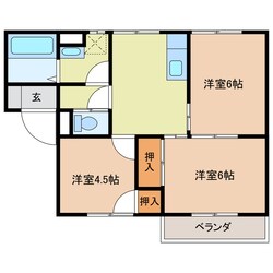 プラドールAの物件間取画像